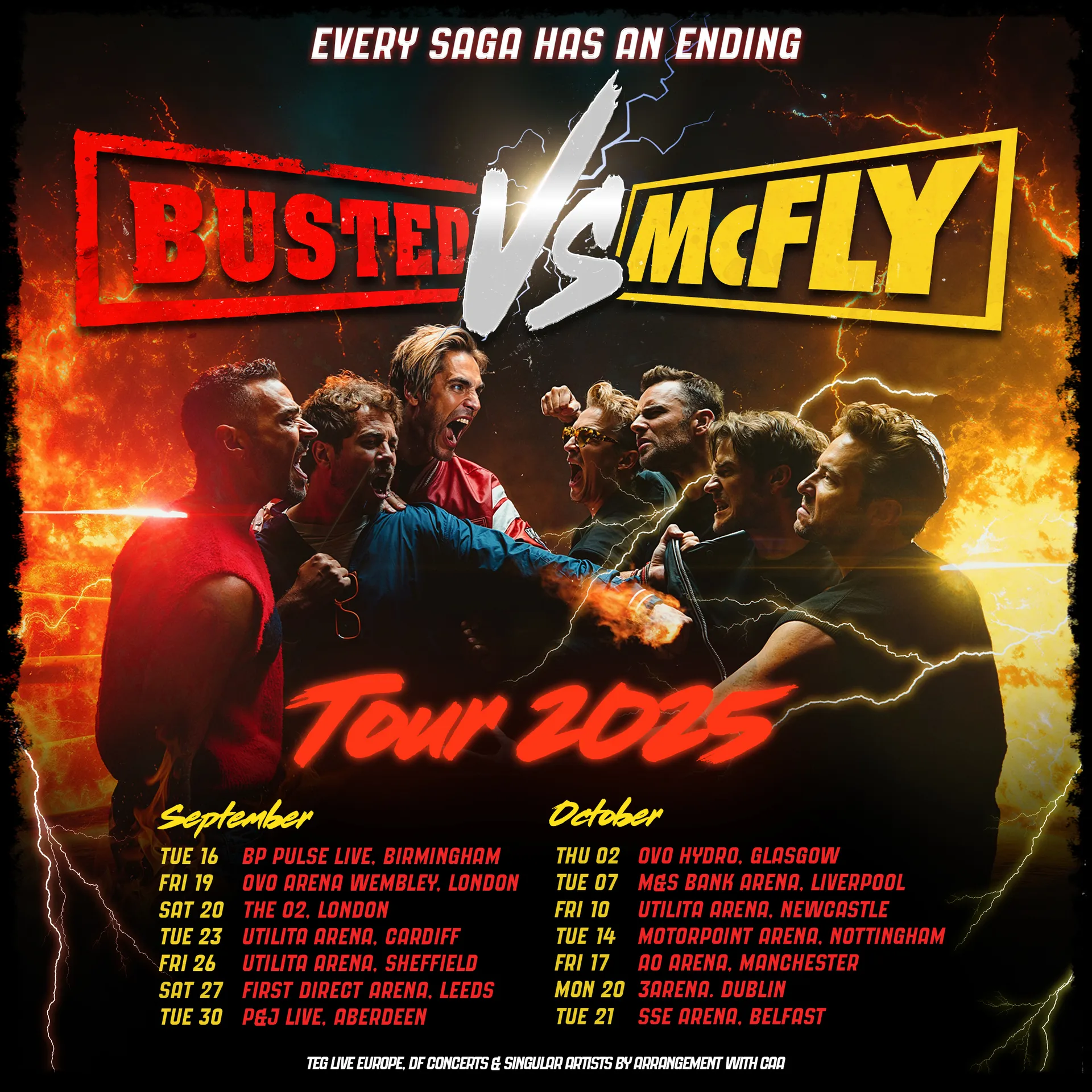 Busted and McFly have announced a massive headtohead… Kerrang!