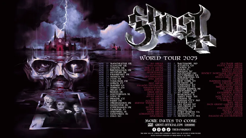 Ghost announce 2025 world tour | Kerrang!