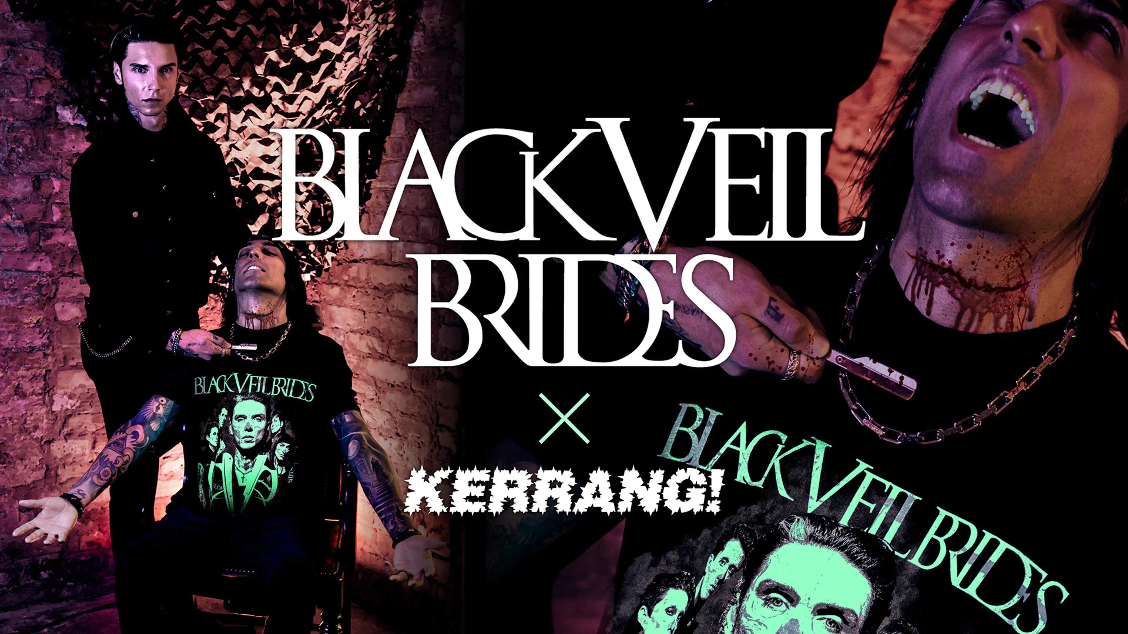 Check out the new Kerrang! x Black Veil Brides capsule collection