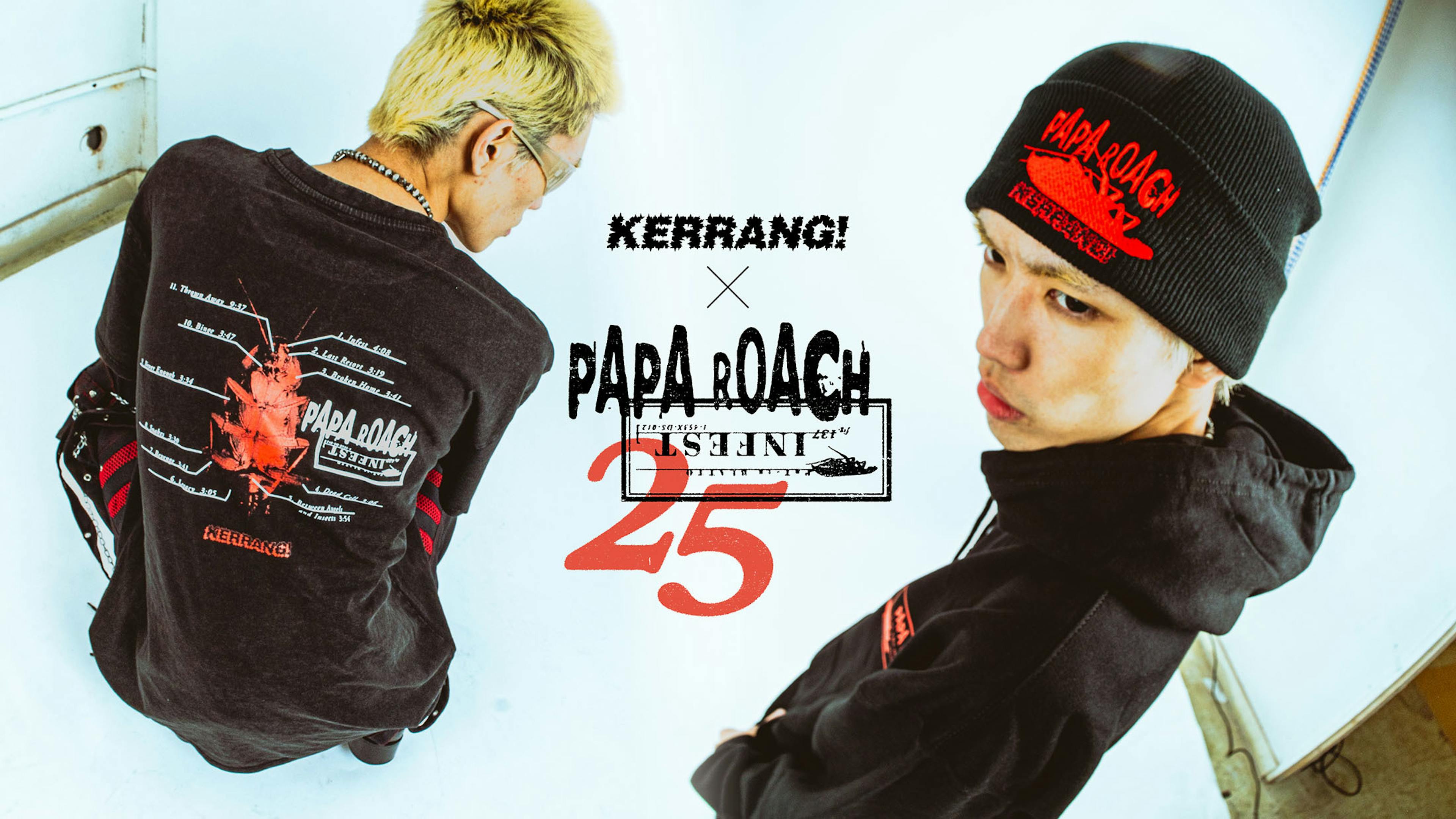 Check out the new Kerrang! x Papa Roach capsule collection