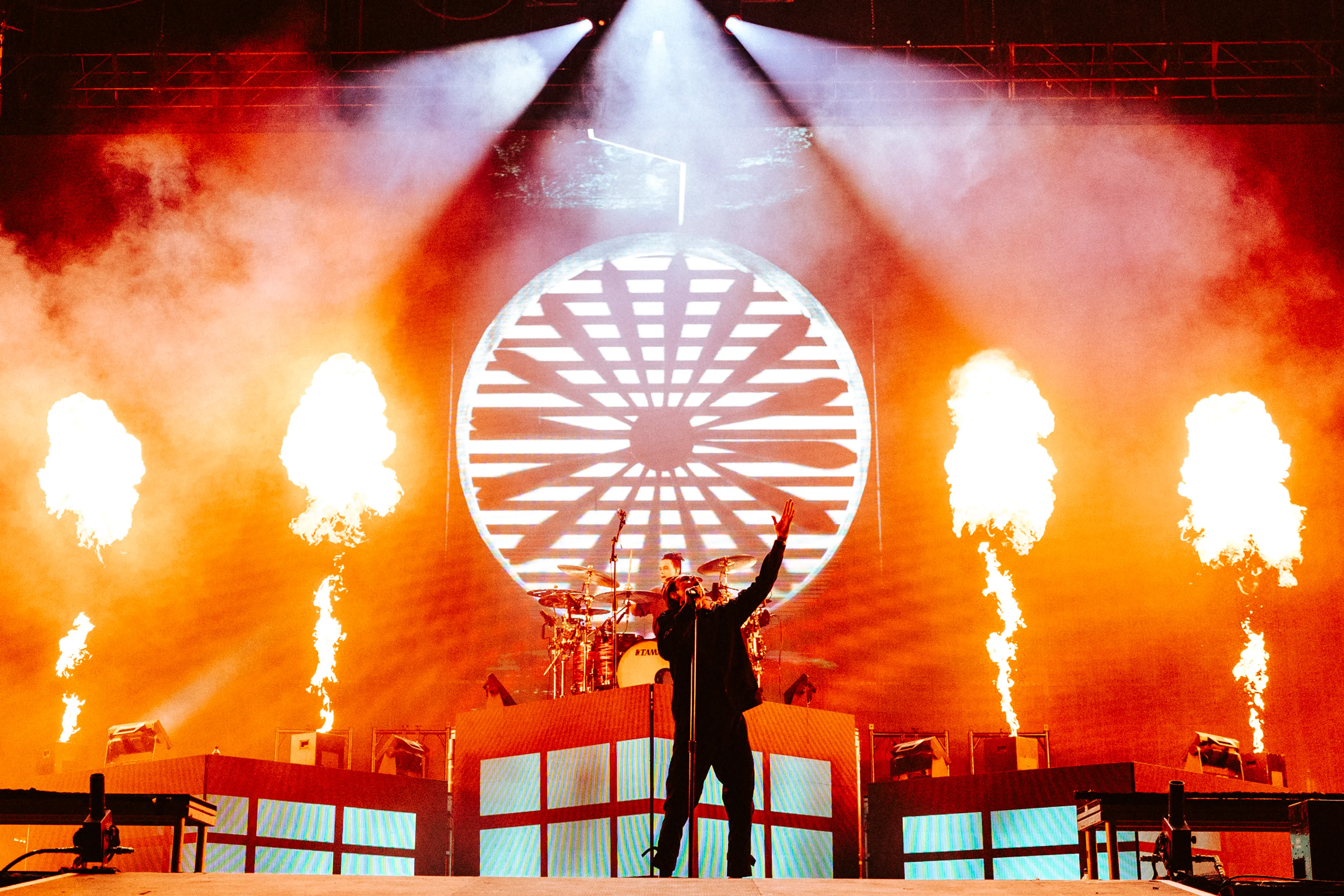 Inside Bad Omens’ mysterious but magnetic Louder Than Life mega-show
