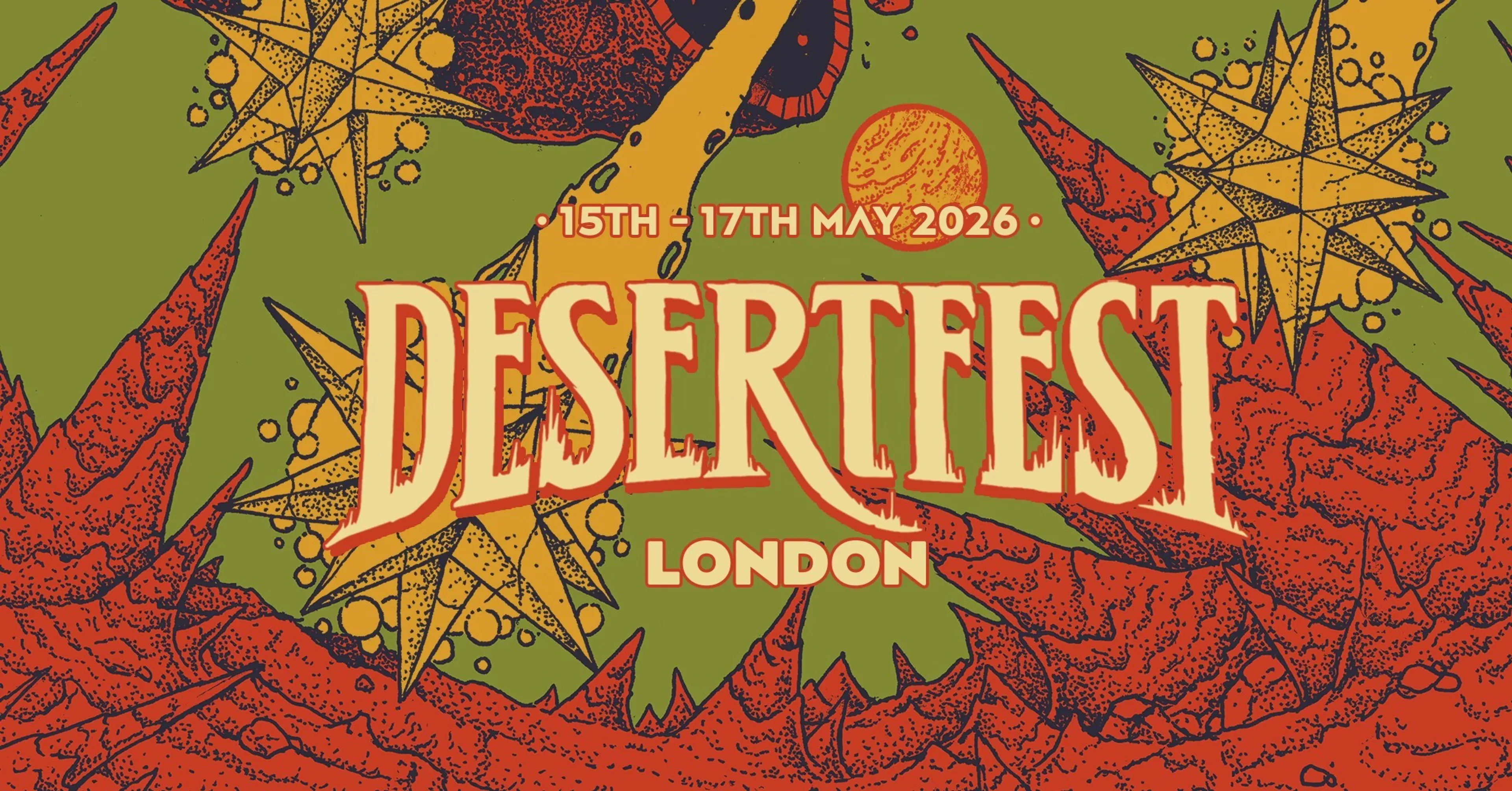 Desertfest have announced another 28 bands for 2026