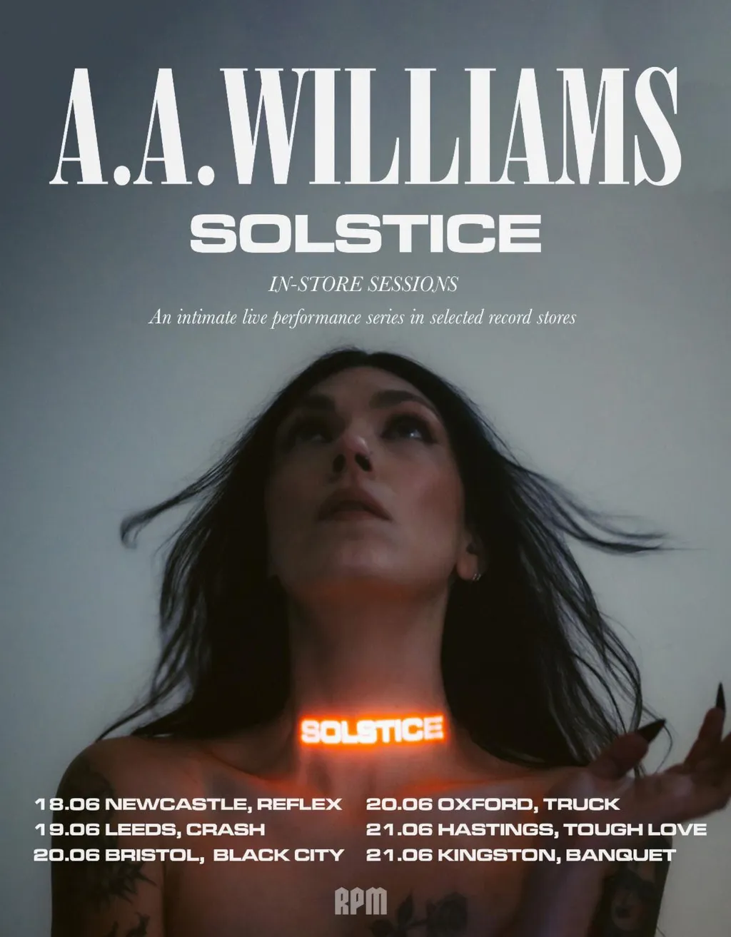Aa williams poster in store