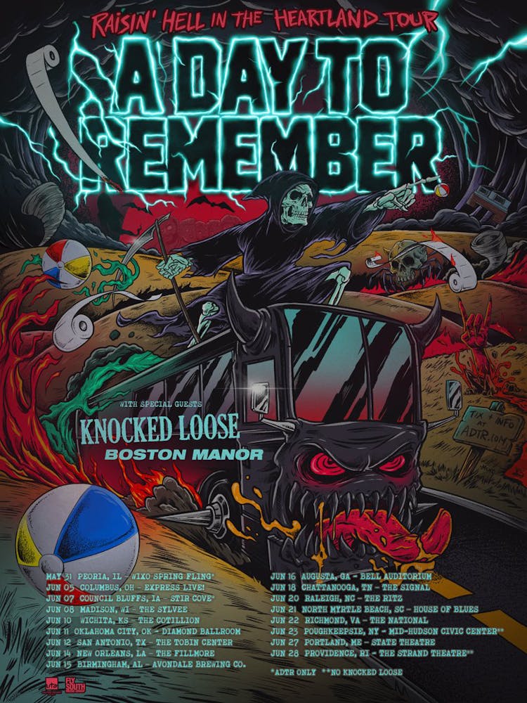 A Day To Remember Tour Dates 2025 Singapore
