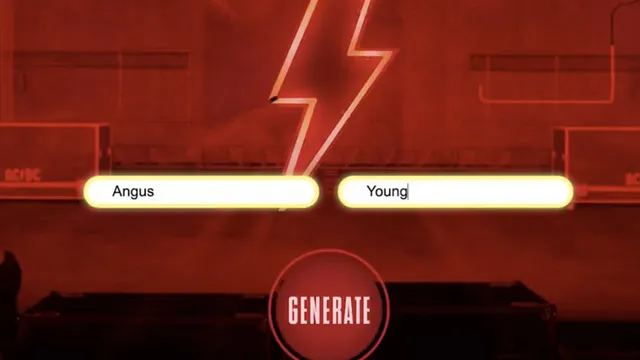 AC/DC Launch POWER UP Logo Name Generator | Kerrang!