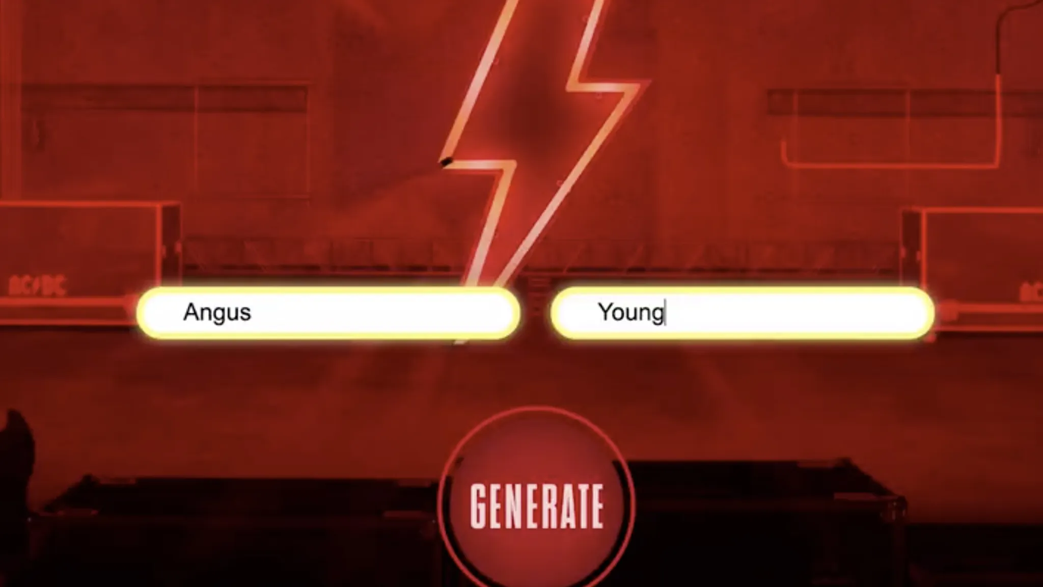 AC/DC Launch POWER UP Logo Name Generator | Kerrang!
