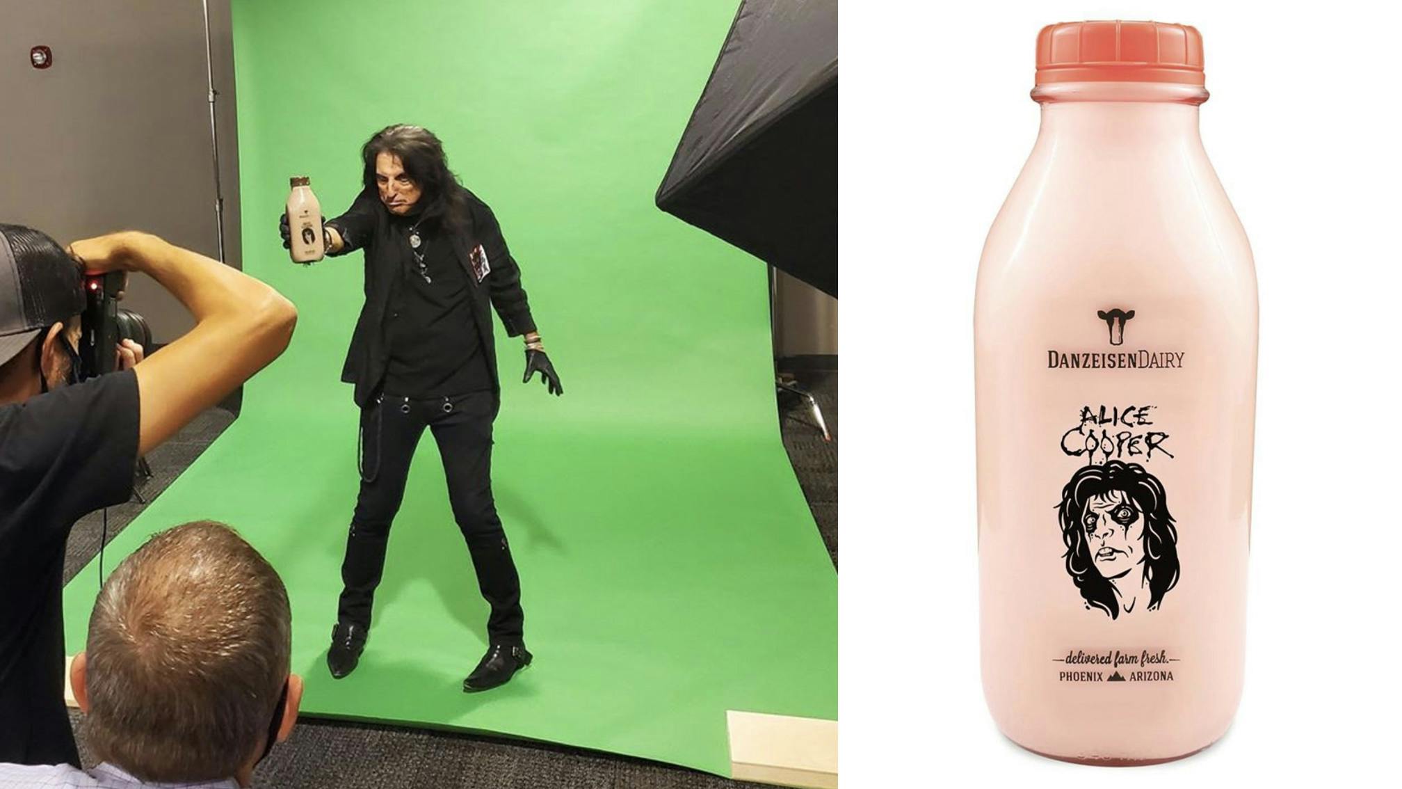 Alice Cooper To Release His Own Branded Chocolate Milk Bottle For Charity