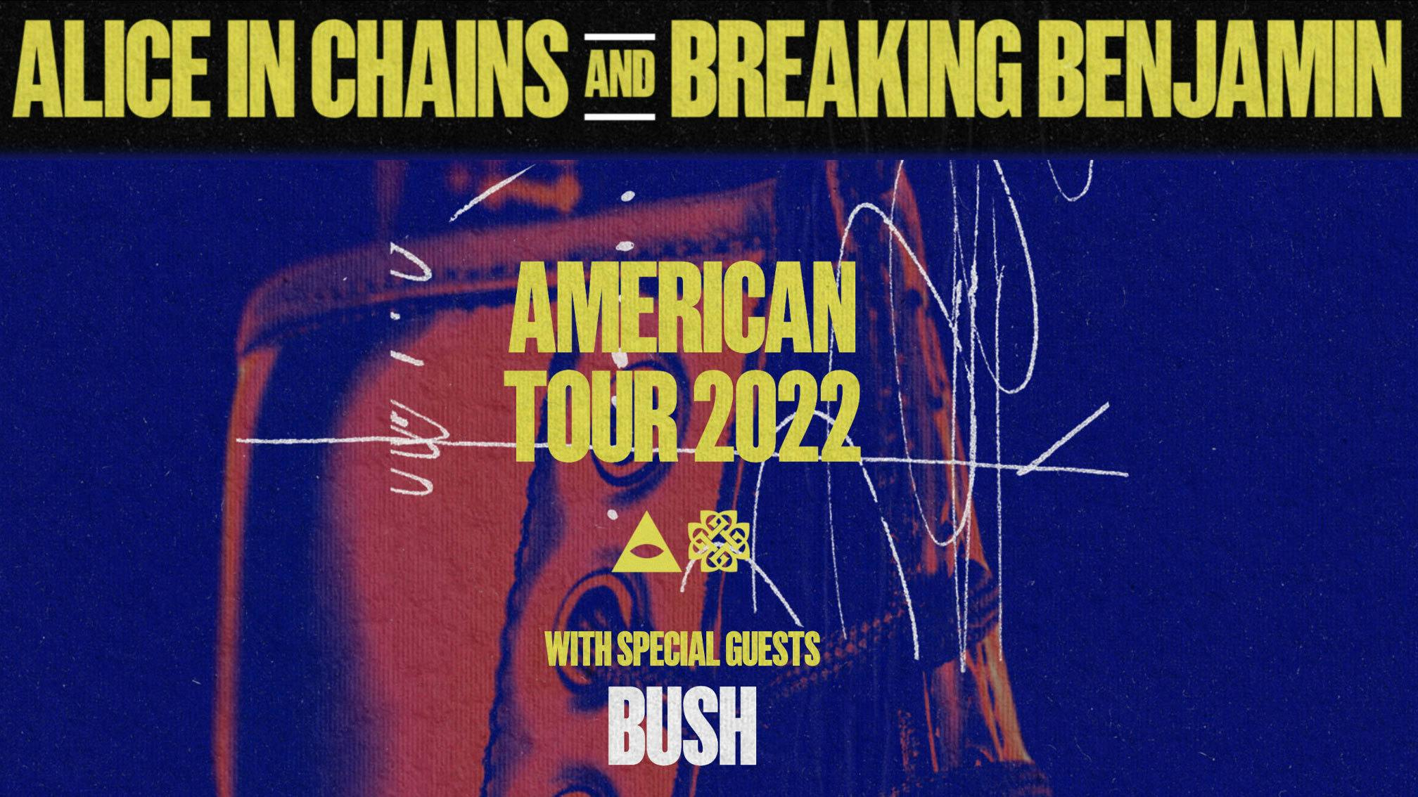 Alice In Chains and Breaking Benjamin announce U.S. co-headline tour
