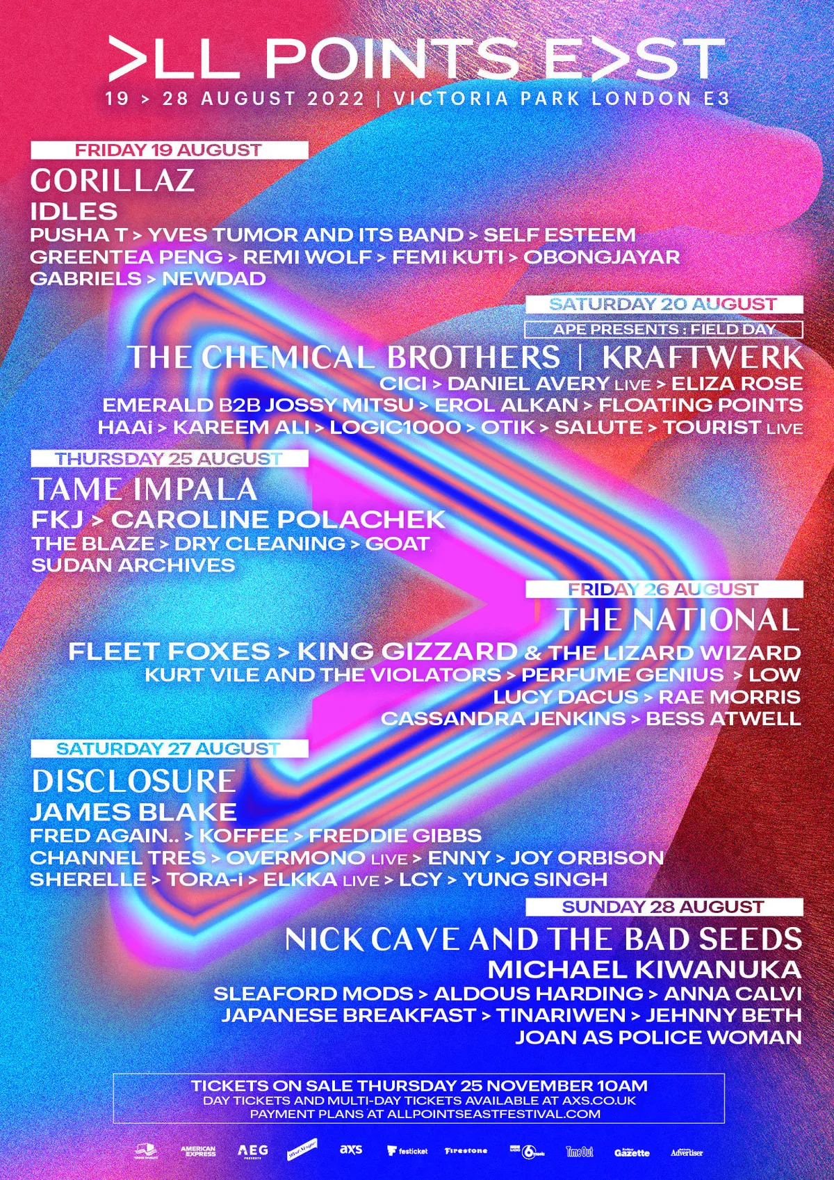 All Points East 2025 lineup announced for double weekender Kerrang!