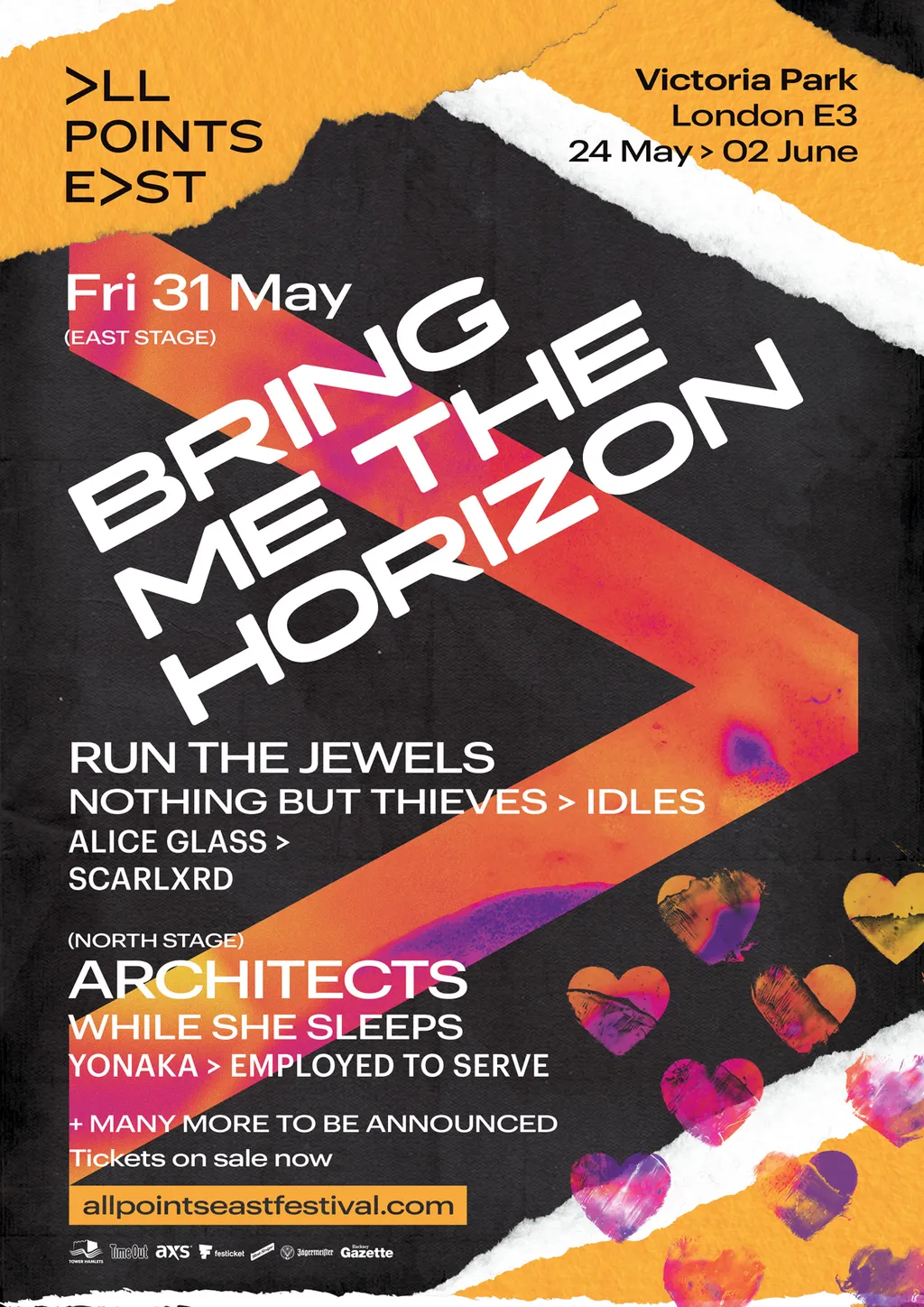 The line-up for All Points East 2019