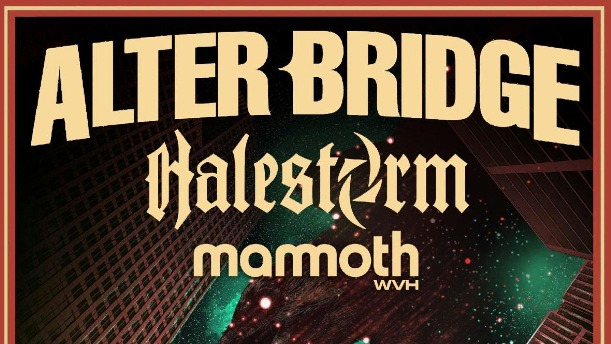 Alter Bridge announce huge European / UK tour with Halestorm, Mammoth WVH