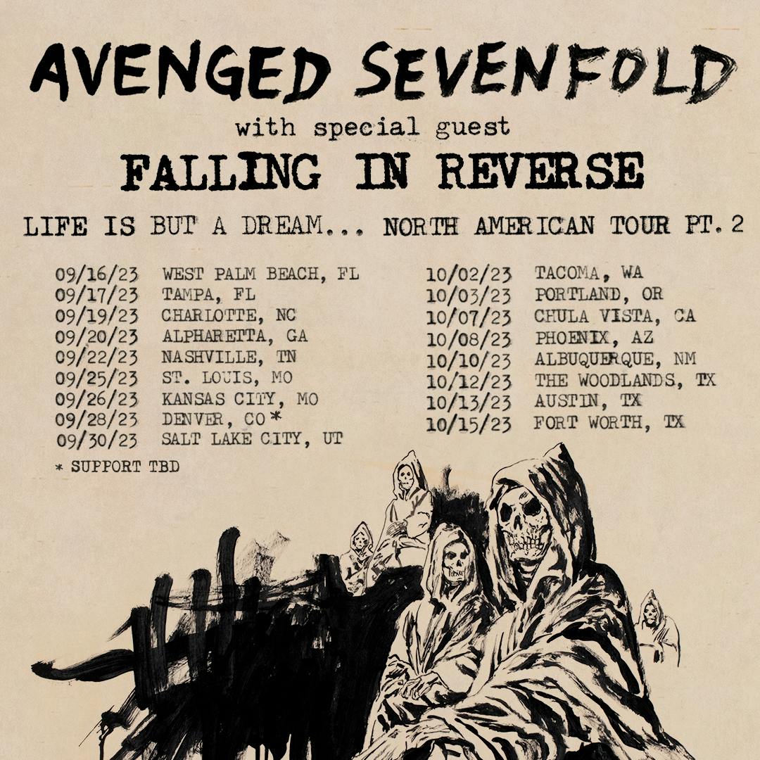 Avenged Sevenfold announce second leg of 2023 North… Kerrang! Avenged Sevenfold announce second leg of 2023 North… Kerrang!