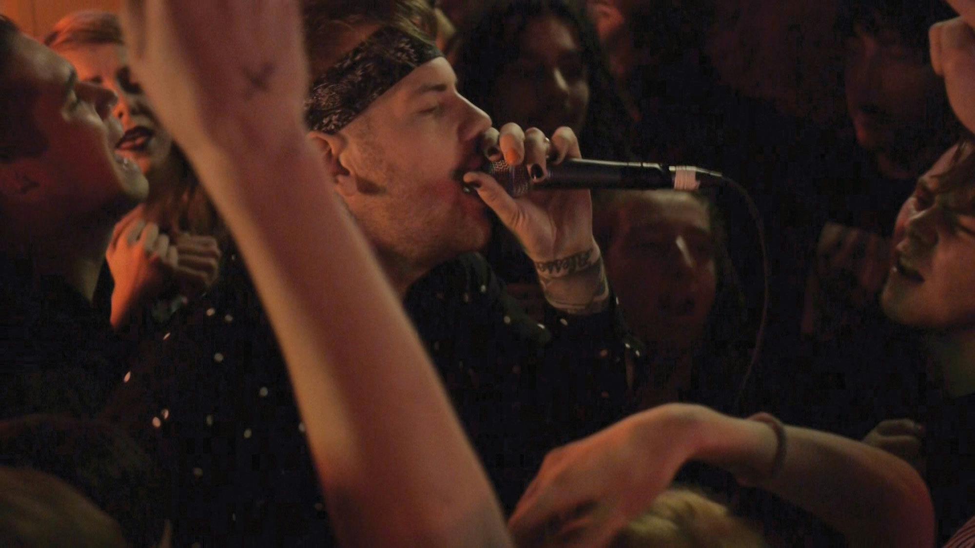 Watch Beartooth send bodies flying at a tiny dive bar gig