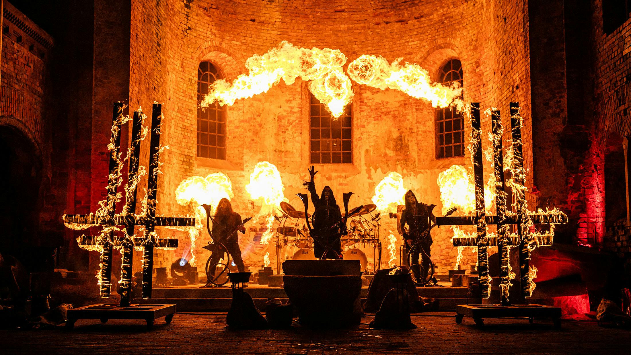 Behemoth announce In Absentia Dei live album, including a cardboard church you can burn