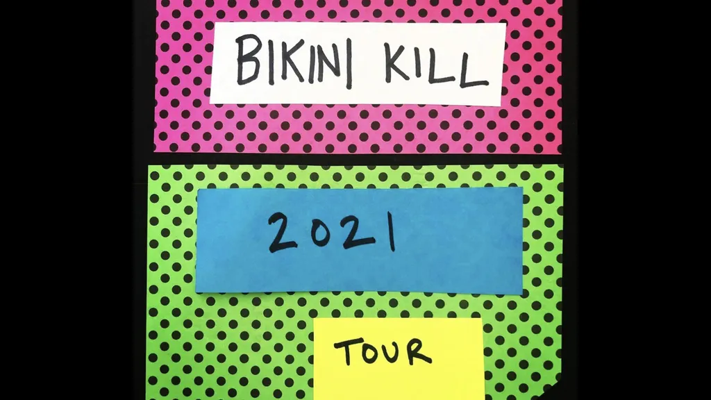 Bikini Kill 2021 Tour Header