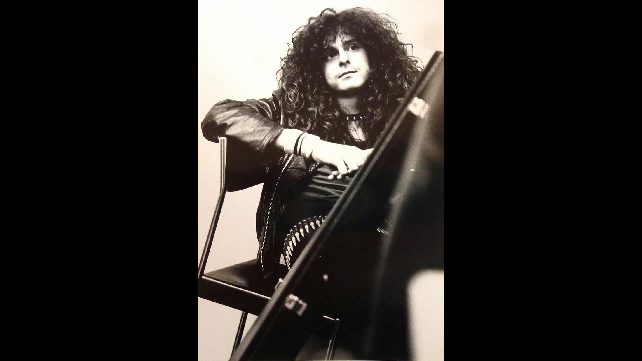Tommy, our first drummer, relaxing during a break filming a Swiss TV show that we did with Celtic Frost in 1985. The Bestial Invasion video clip from that day became famous many years later, thanks to modern media...