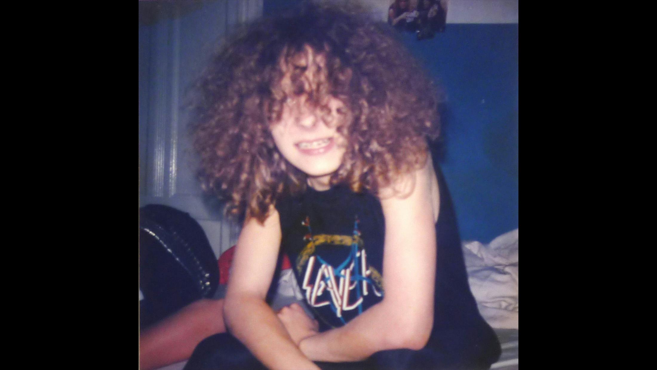 Mike back in 1985… pretty wasted on the Slayer tour.