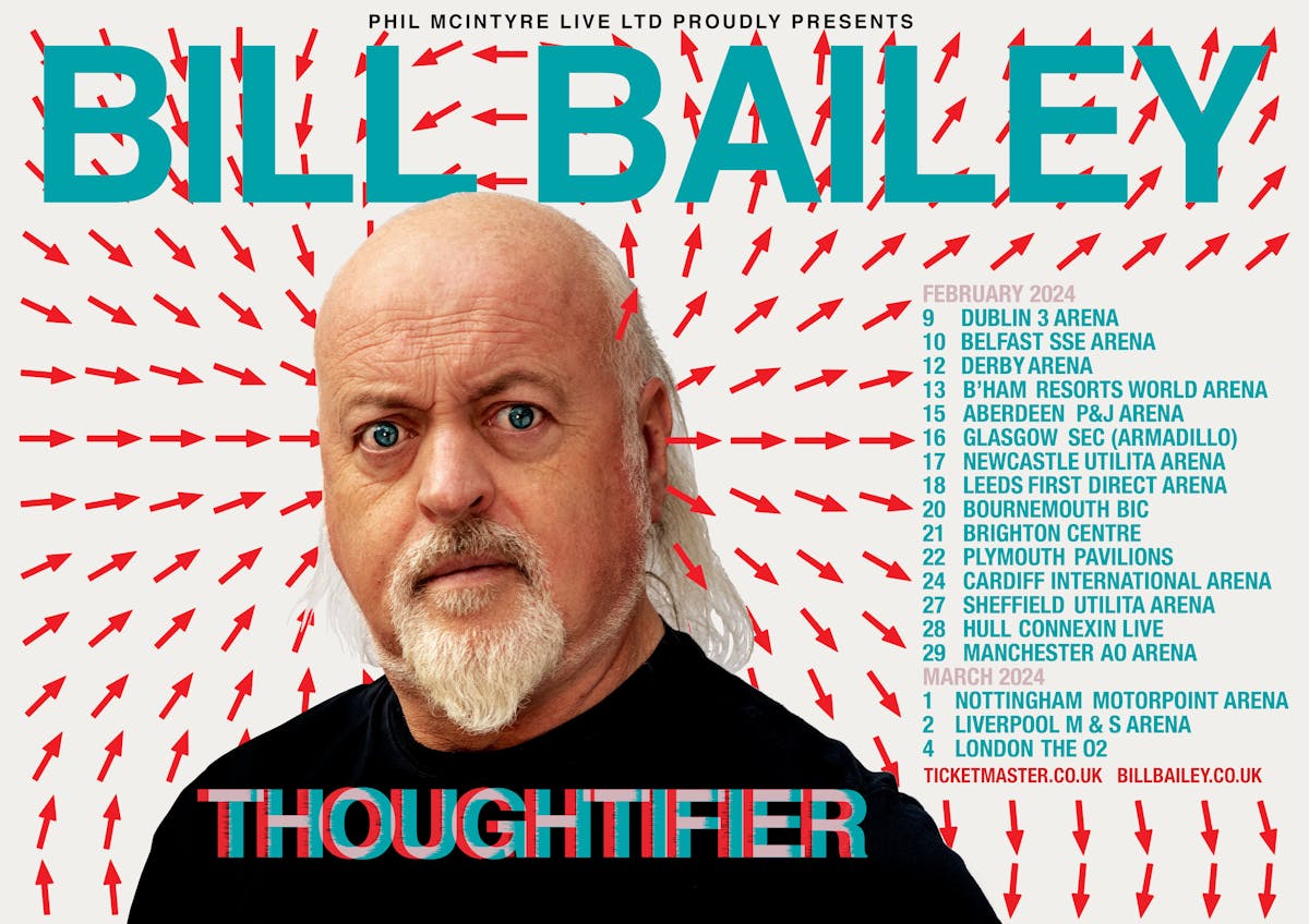 Bill Bailey announces massive 2024 Thoughtifier arena tour Kerrang!