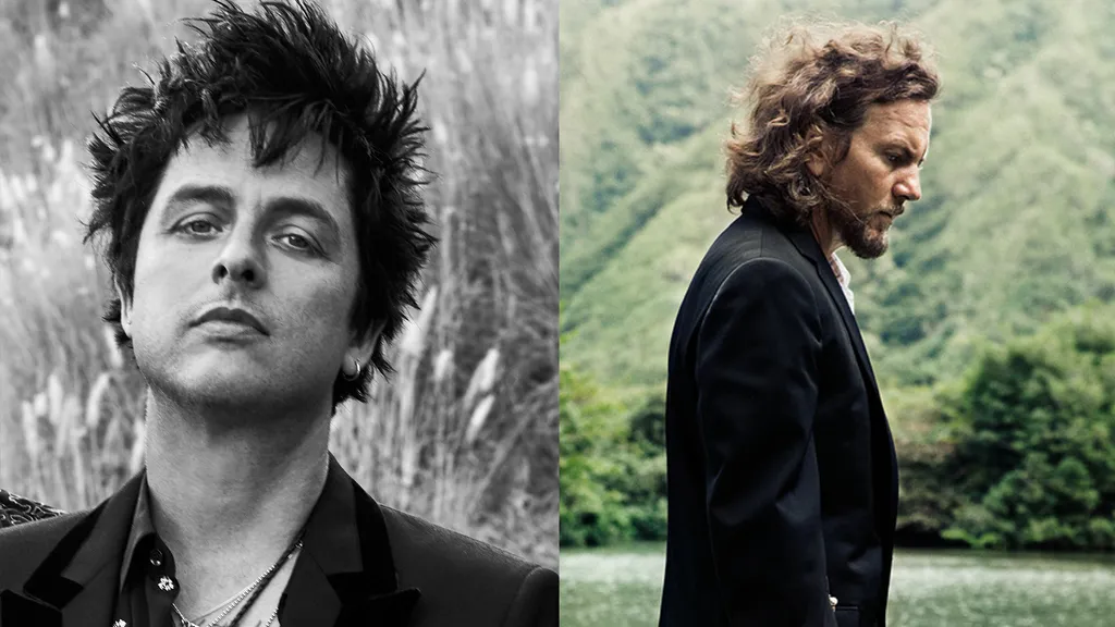Billie Joe Armstrong Eddie Vedder Press Shots