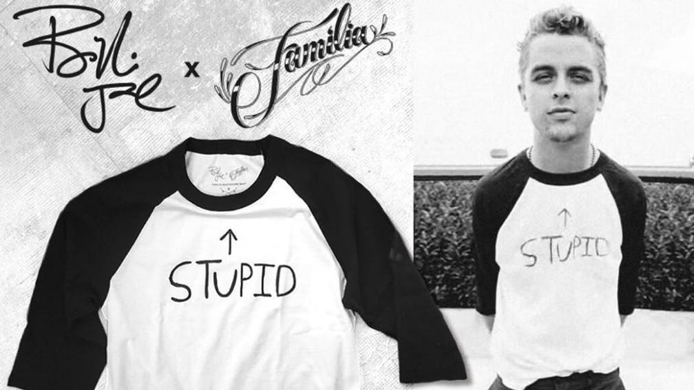 You Can Now Buy Billie Joe Armstrong's Iconic 'Stupid' Shirt From The ’90s