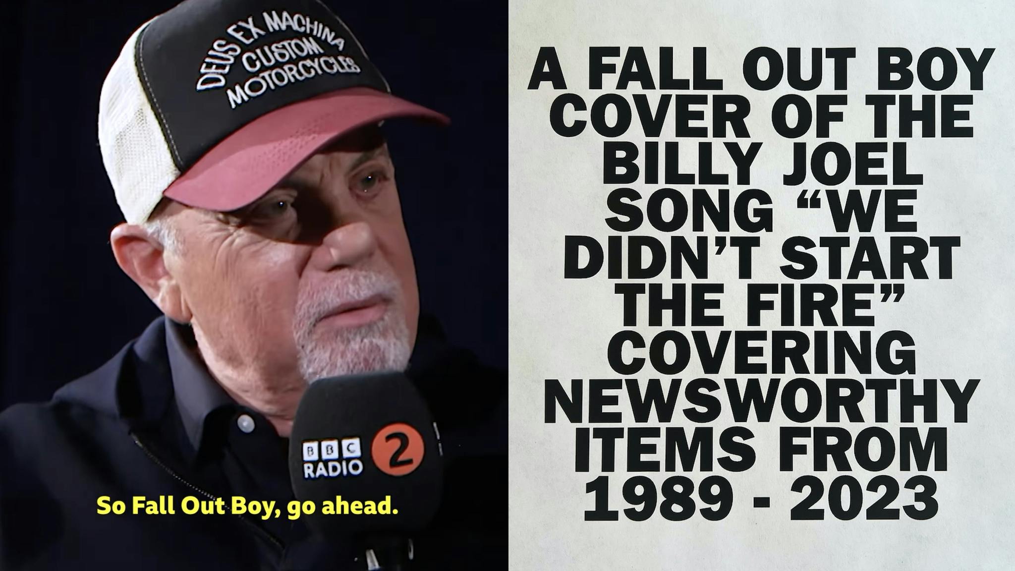 Billy Joel responds to Fall Out Boy’s updated cover of We Didn’t Start The Fire