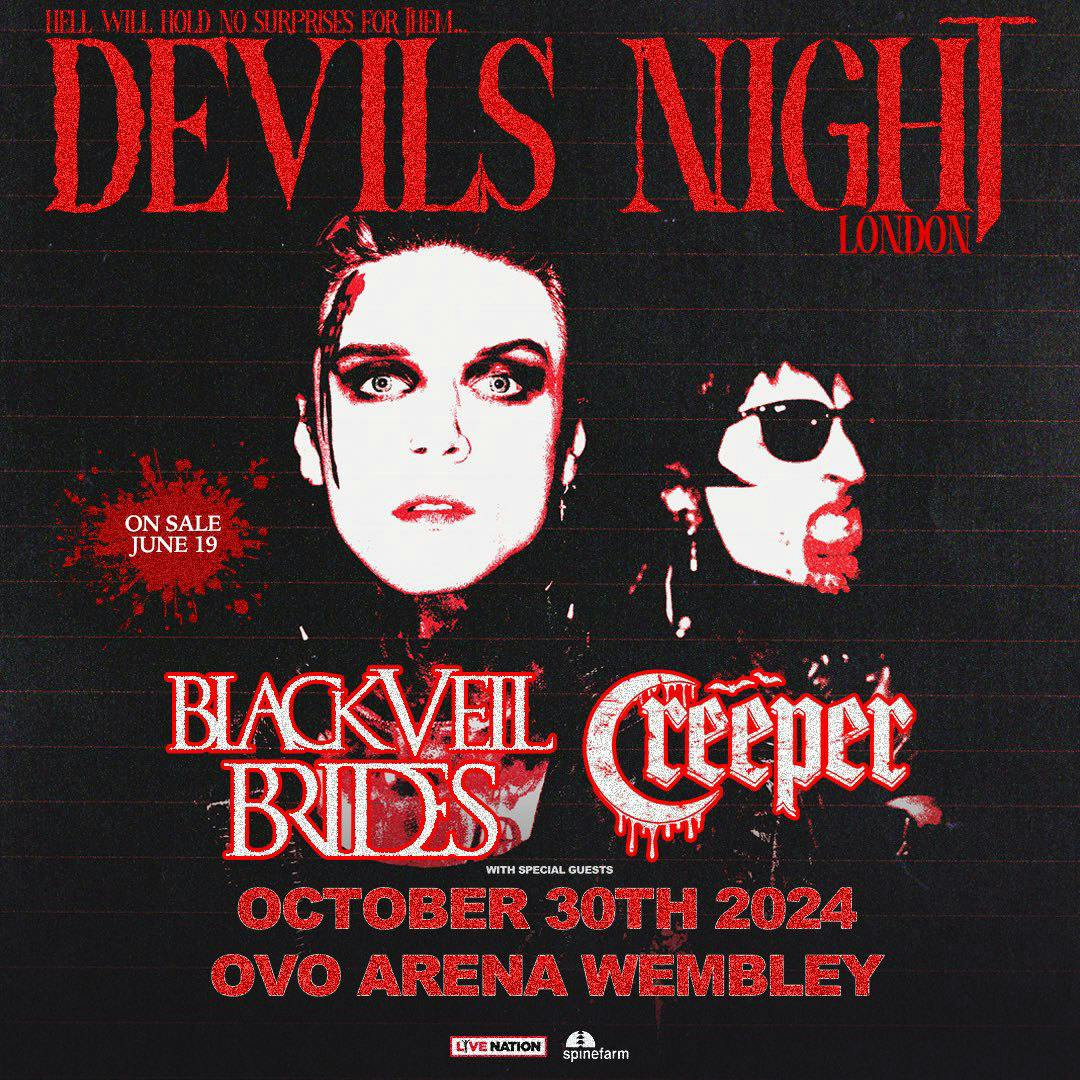 Creeper and Black Veil Brides announce Wembley coheadline… Kerrang!
