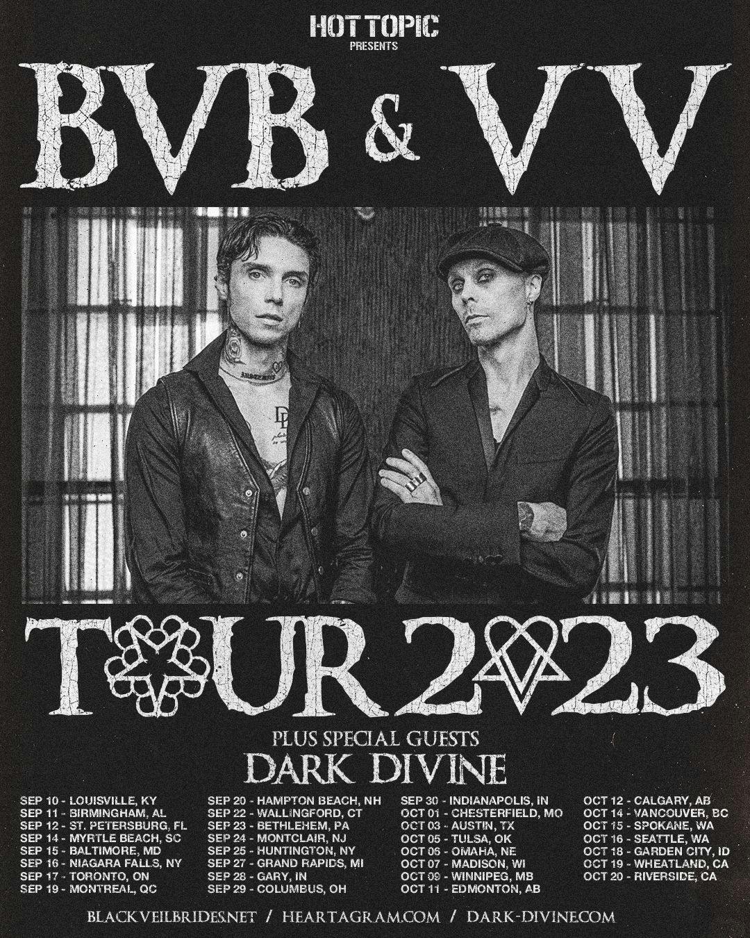 Black Veil Brides Tour 2025