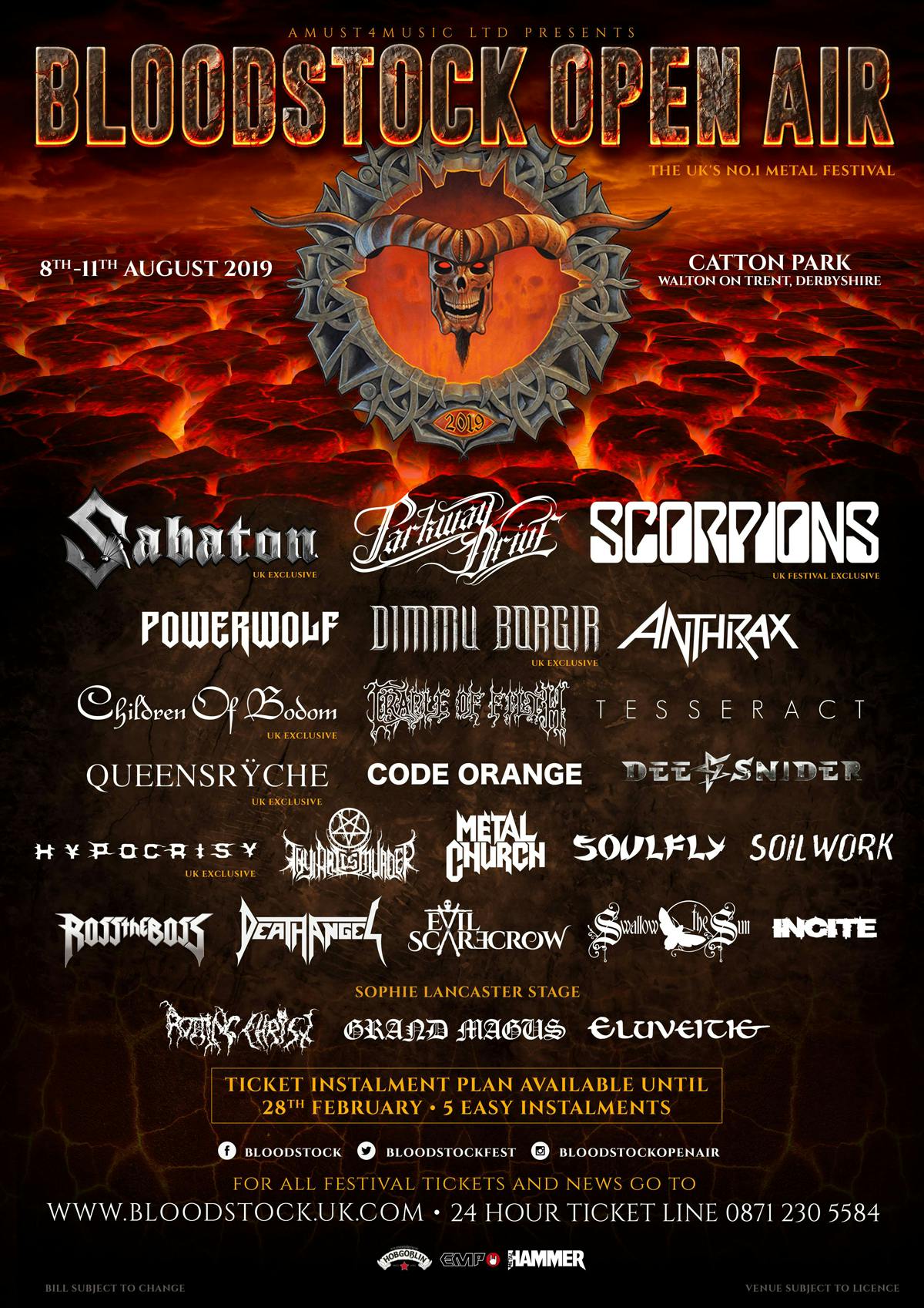 Parkway Drive Are Headlining Bloodstock Festival: 