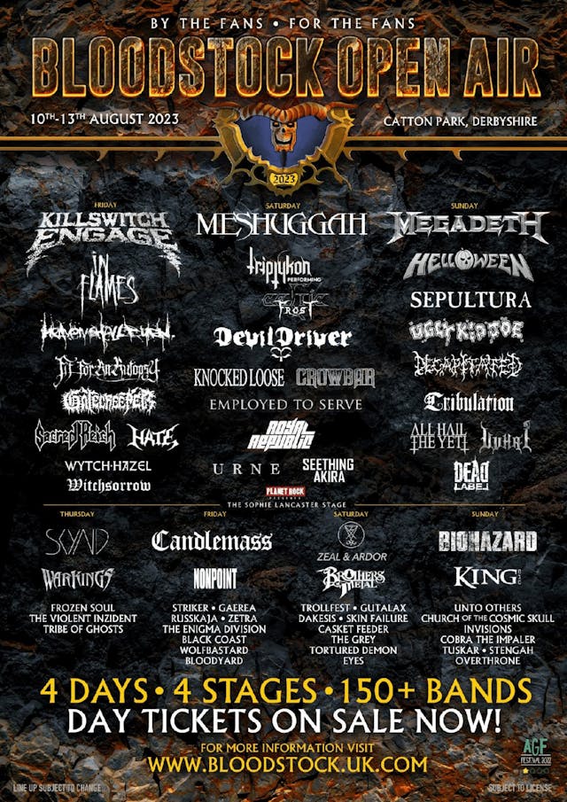 Bloodstock confirm final main stage and Sophie stage bands… | Kerrang!