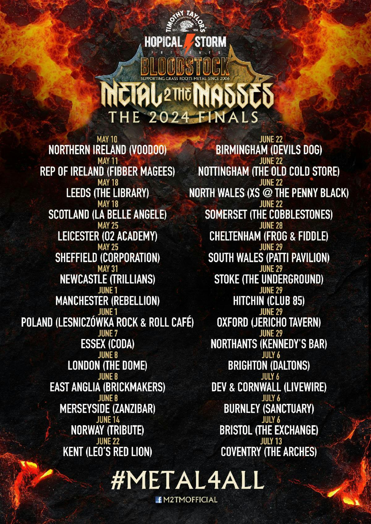 Bloodstock announce first bands for 2024’s Hopical Storm… Kerrang!