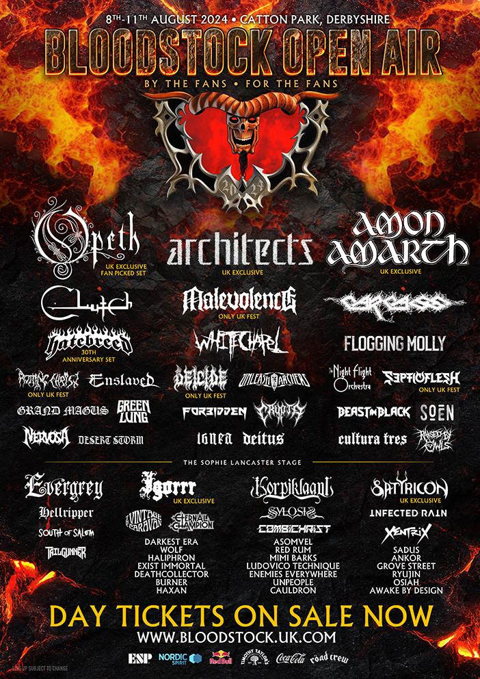 Bloodstock Announce 18 More Bands For 2024 Line Up Kerrang   Bloodstock Festival Poster Updated February 2024 