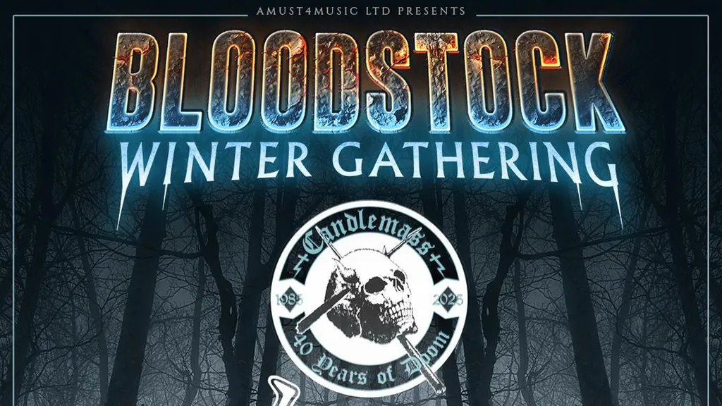 The poster for new one-day December 2025 event, Bloodstock Winter Gathering 2025