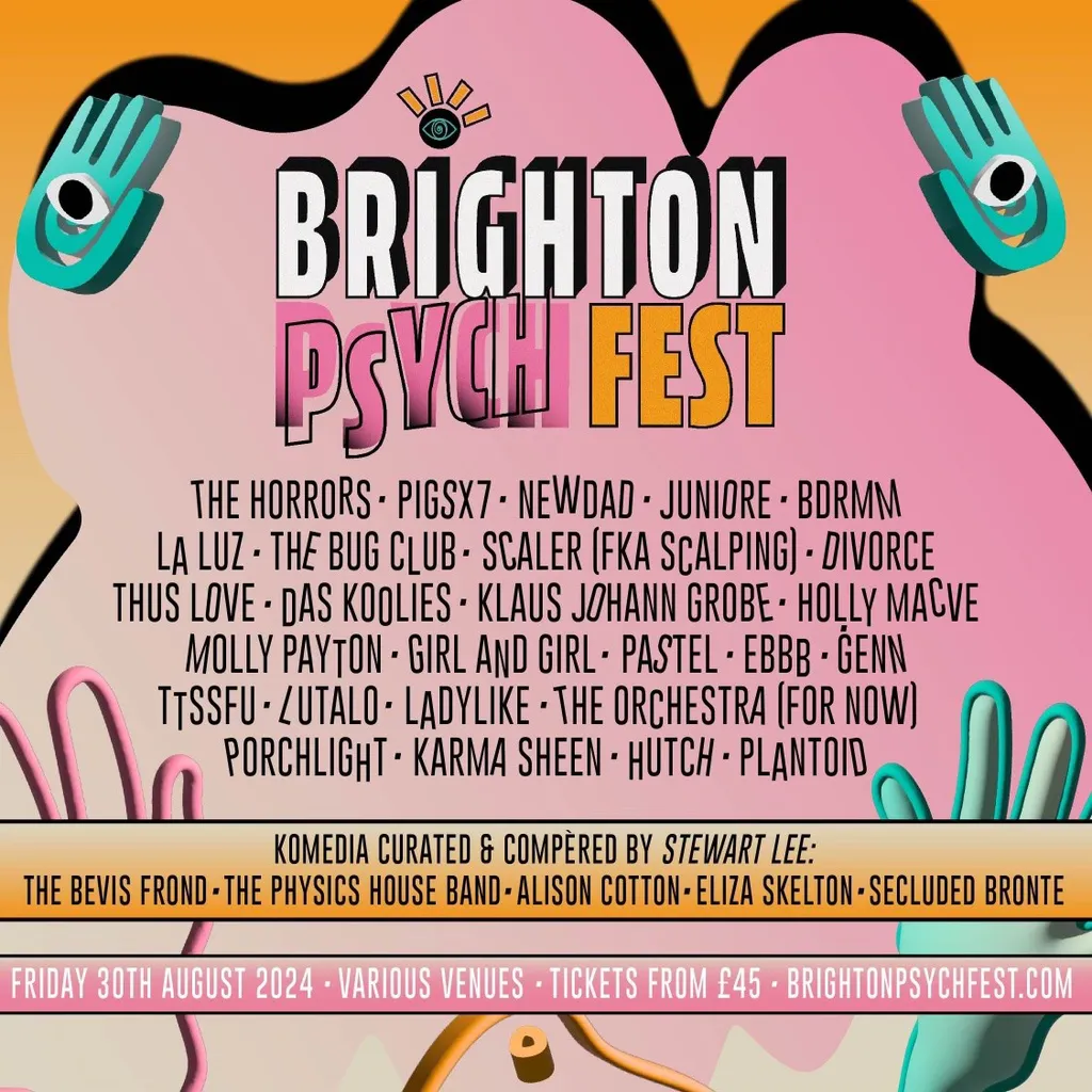Brighton Pysch Fest 2024 poster