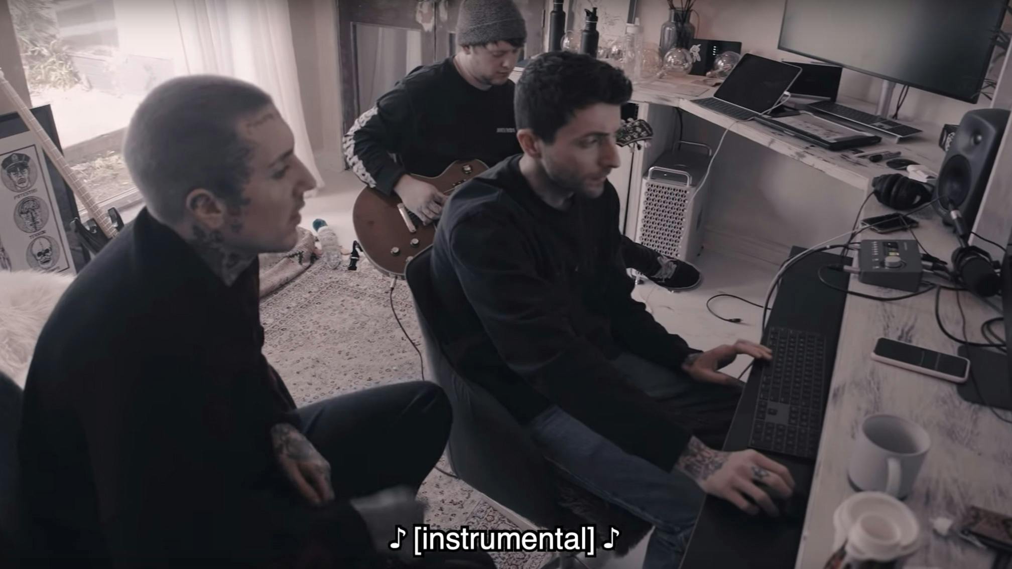 Watch Bring Me The Horizon Working On Riffs For Their New Album