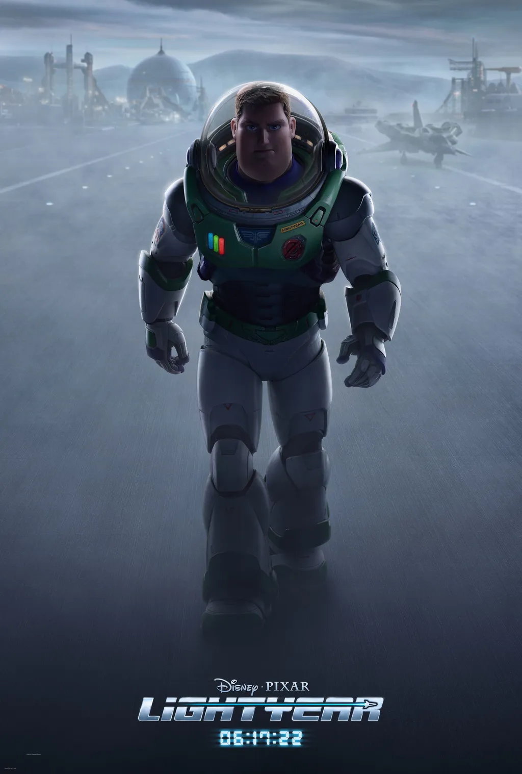 Buzz Lightyear Chris Evans poster 2022 Disney Pixar