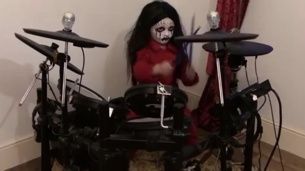 Caleb H The 5 Year Old Viral Drummer Performing Slipknot While Dressed As Joey Jordison