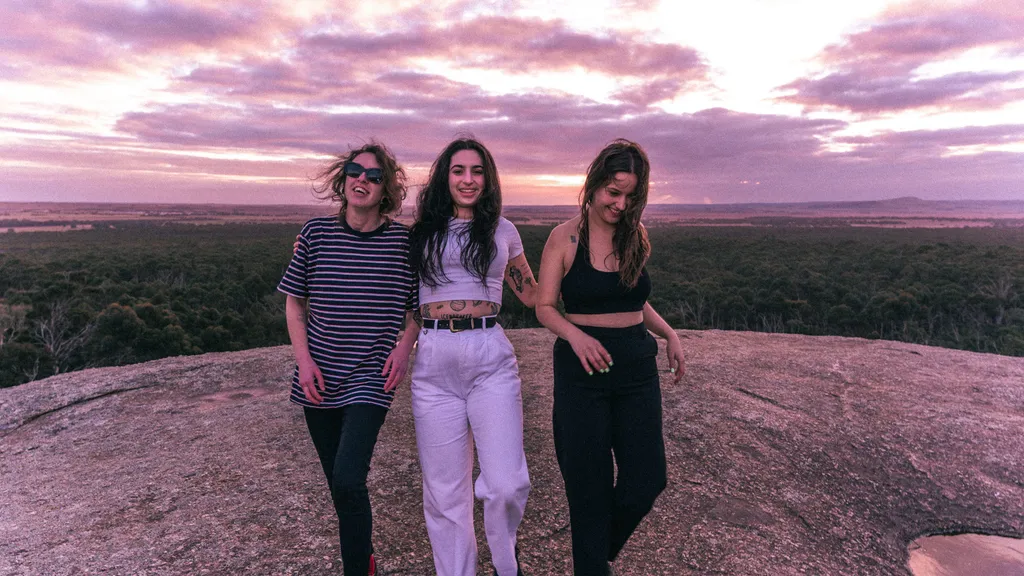 Camp Cope January 2022 credit Michelle Grace Hunder