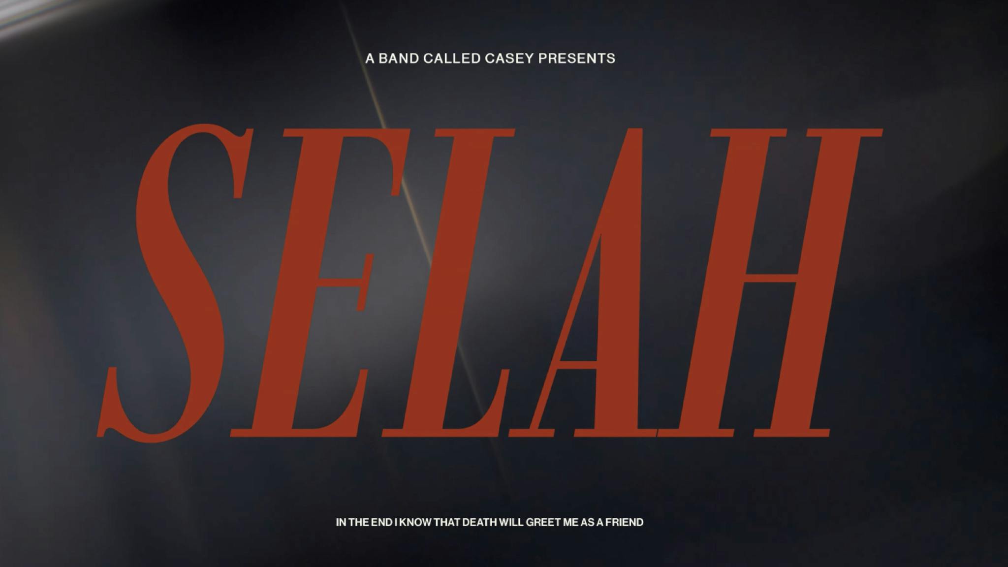 Casey have released a beautiful new single, Selah