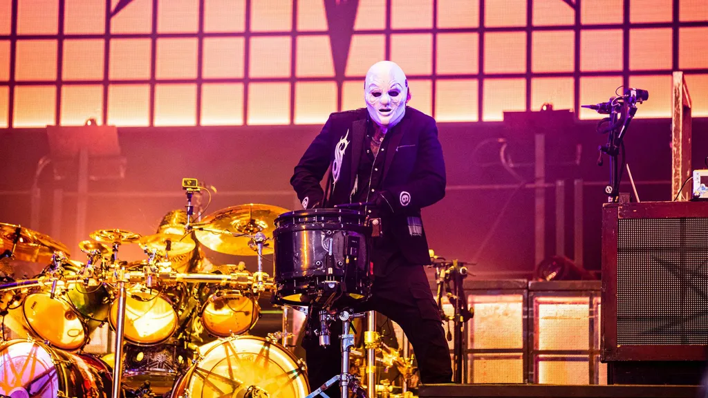 Clown Slipknot header Download Festival 2023 credit Paul Harries