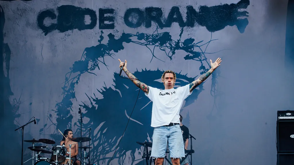 Code Orange live Jami Morgan Download Festival 2024 onstage credit Andy Ford