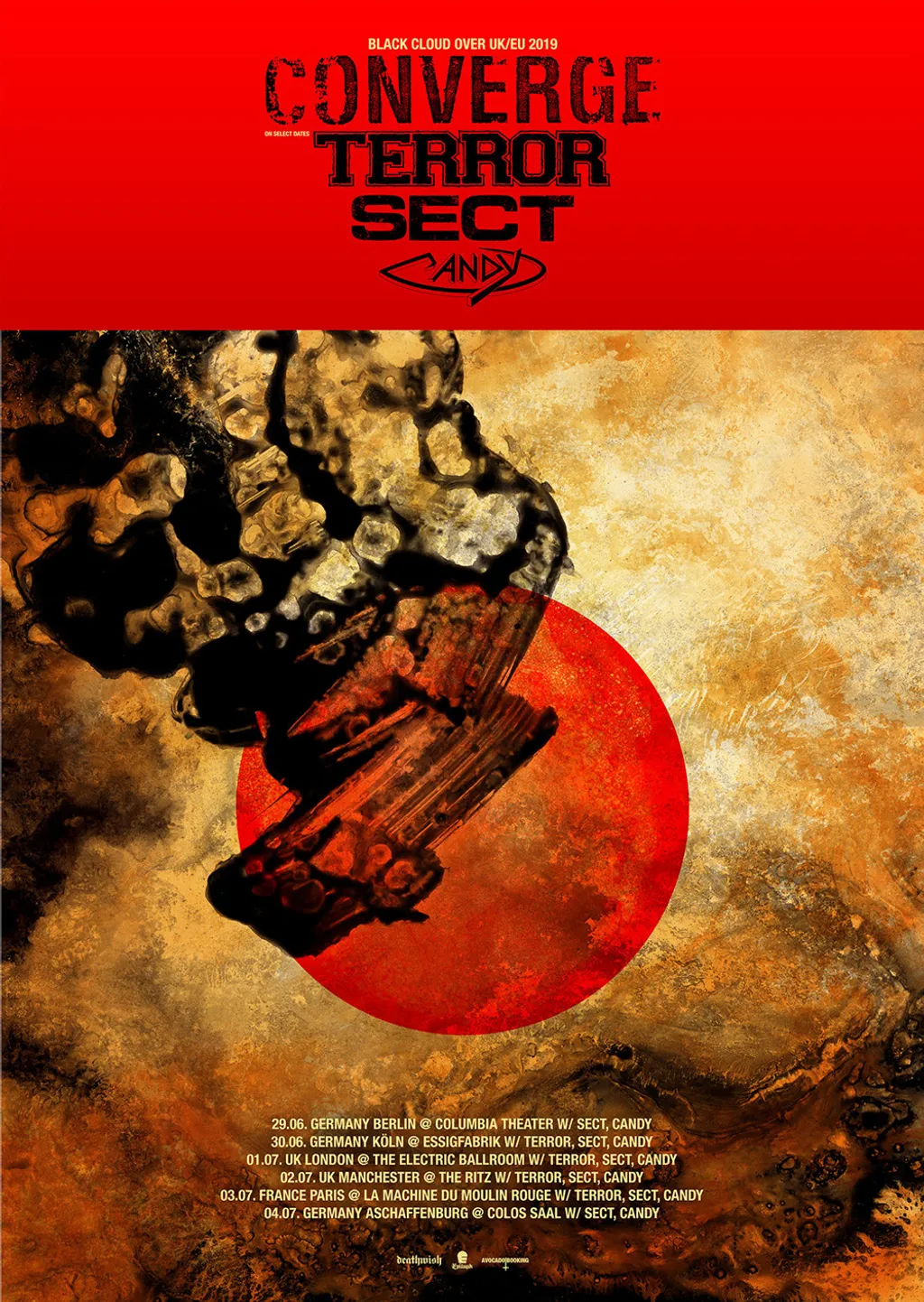 Converge Terror Sect Uk European Tour 2019