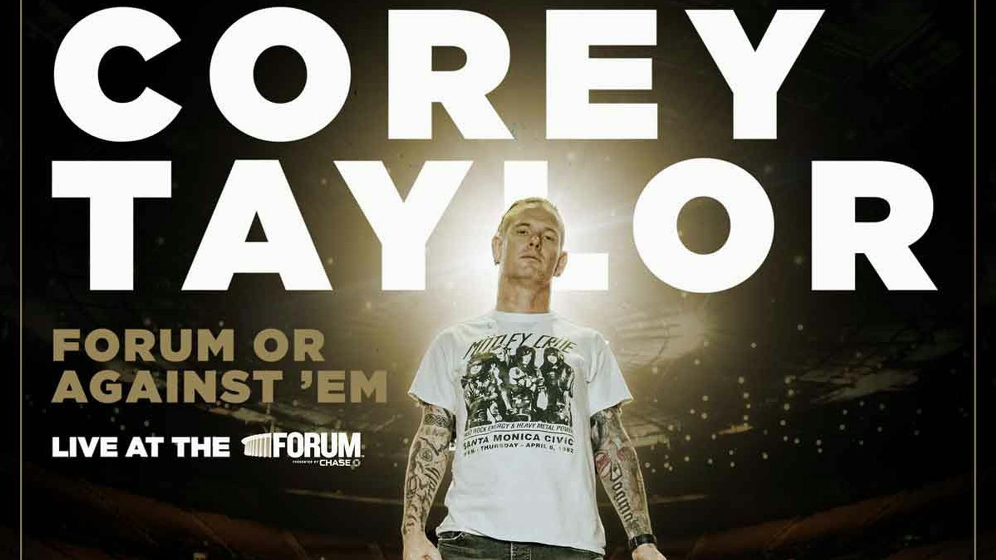 Corey Taylor Announces Huge Global Livestream, Forum Or Against ’Em
