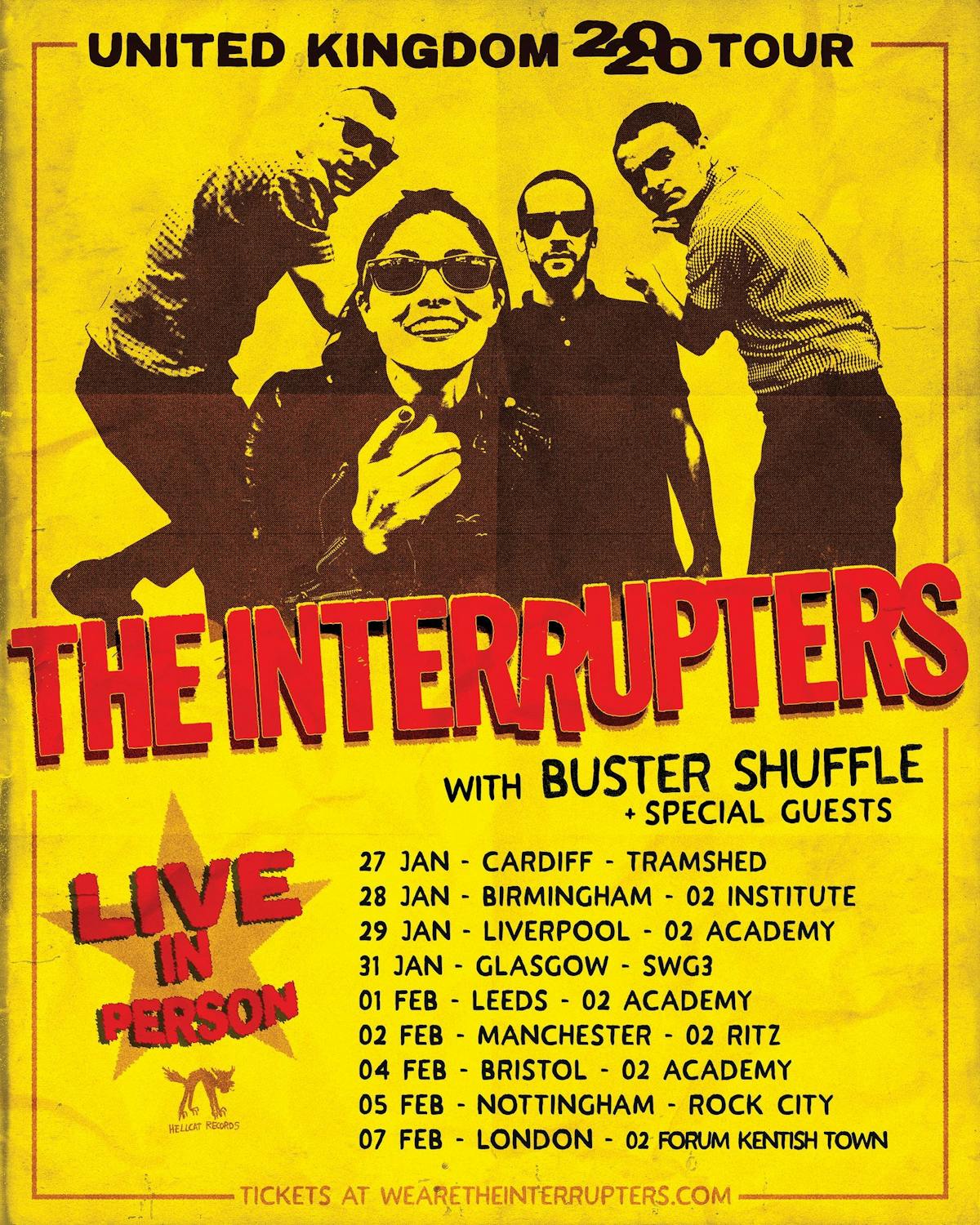 the interrupters uk tour 2024