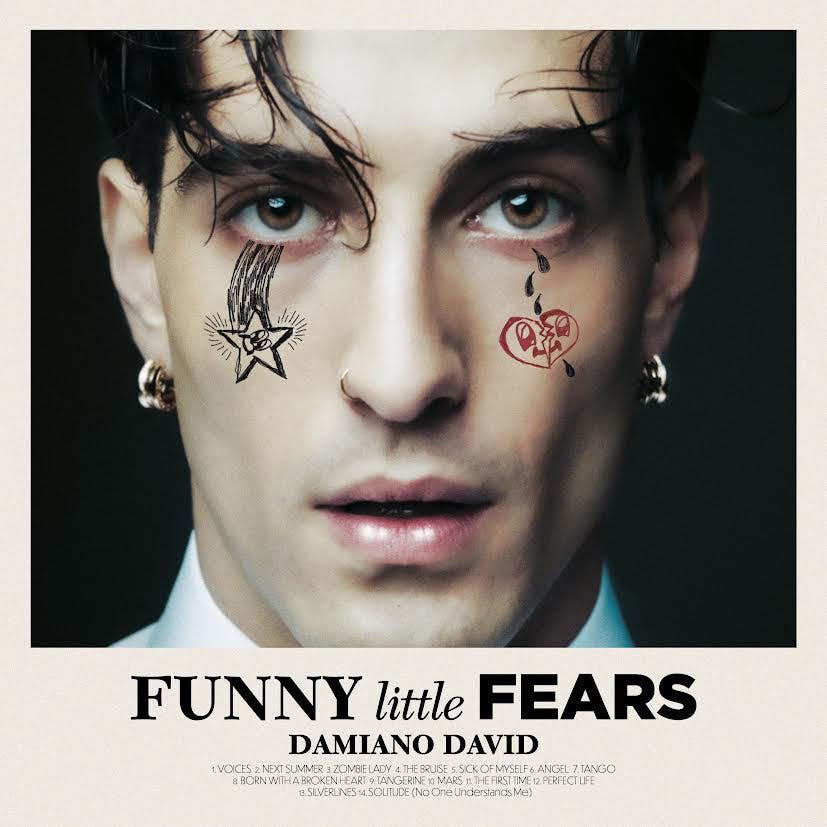 Damiano David Funny Little Fears album cover Damiano David Funny Little Fears album cover