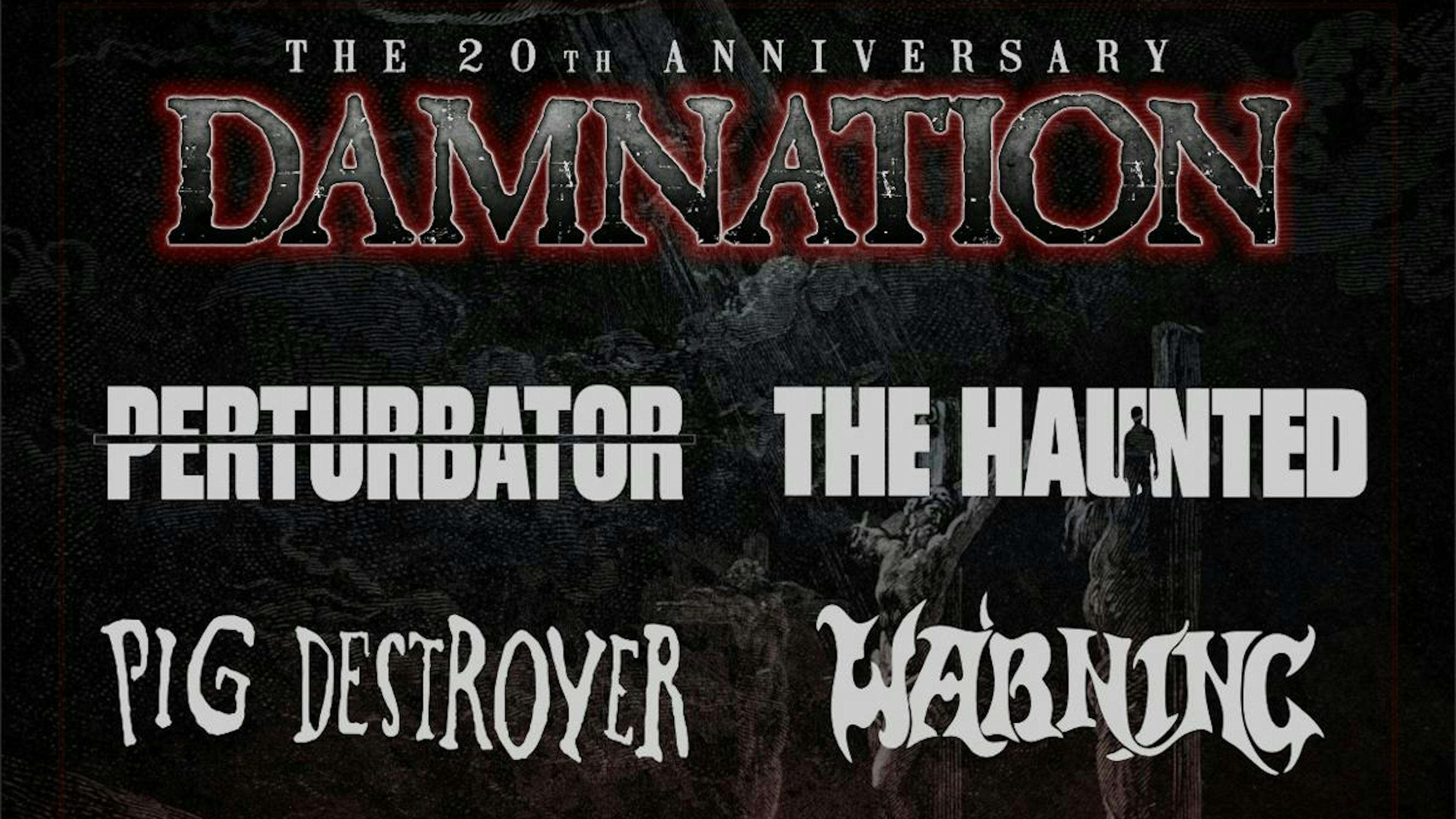 Perturbator, The Haunted, Pig Destroyer, Warning and more announced for Damnation 2025