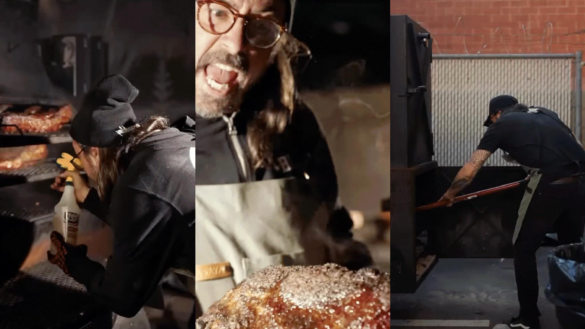 See Dave Grohl yet again helping to feed homeless people