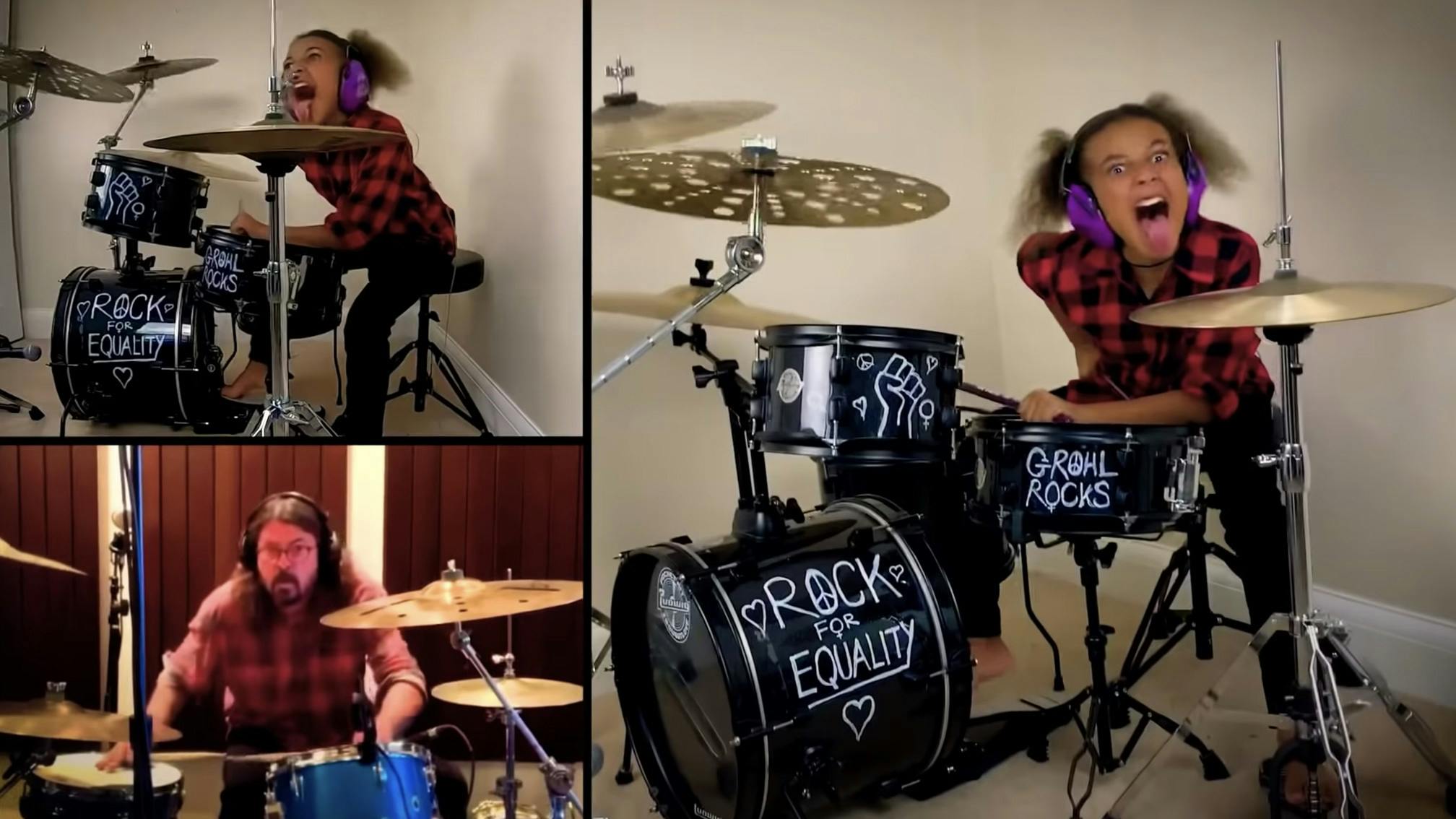Nandi Bushell Responds To Dave Grohl’s Drum Challenge With Brilliant Them Crooked Vultures Cover
