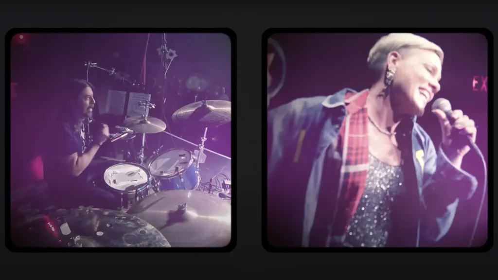 Dave Grohl Pink Get The Party Started live December 2022