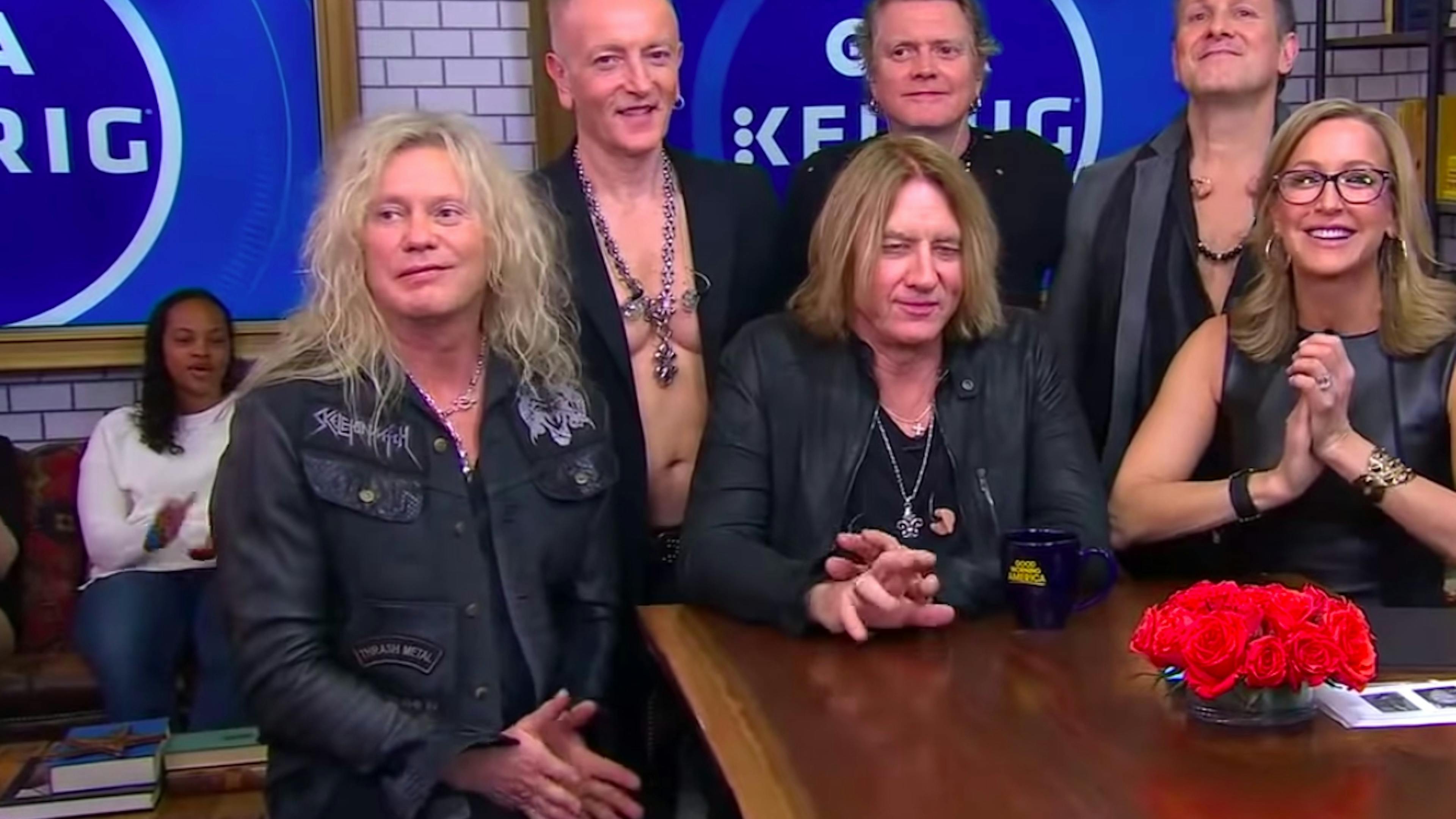 Def Leppard's Bassist Sported A Skeletonwitch Patch On Good Morning America
