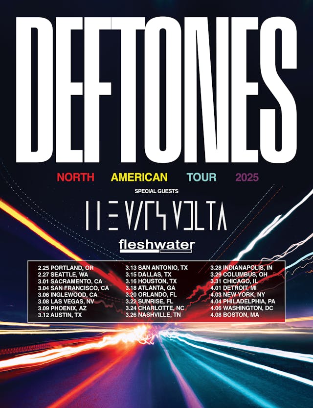 Deftones announce 2025 U.S. tour with The Mars Volta and… Kerrang!